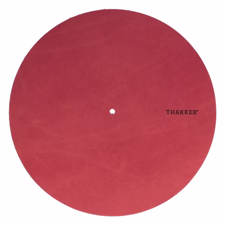 THAKKER Nubuck Leather Mat – Royal Red