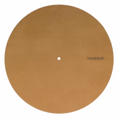 THAKKER Nubuck Leather Mat – Cognac Brown