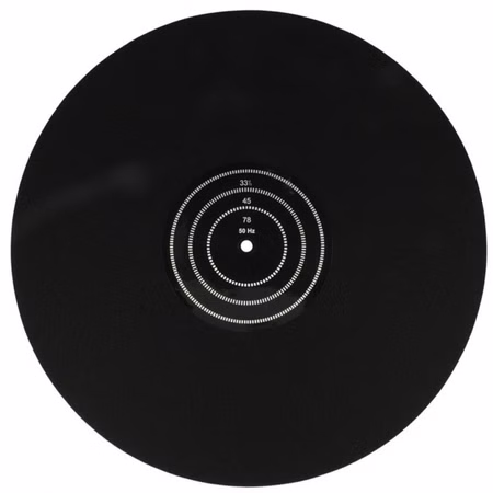 Analogis Mat Eight Plattentellerauflage Filzmatte mit integrierter Stroboskopscheibe