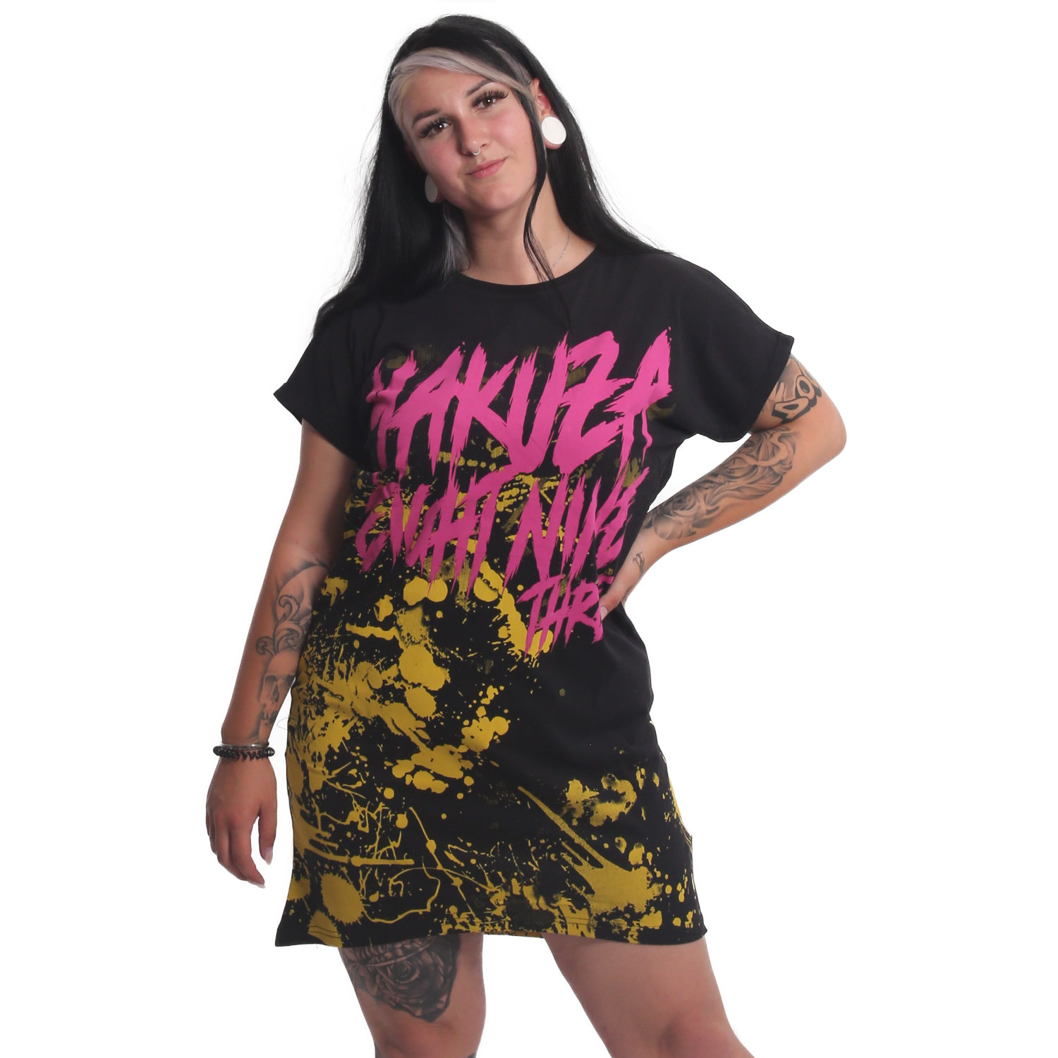 Yakuza dámské šaty Spotted Urban T-Shirt Dress
