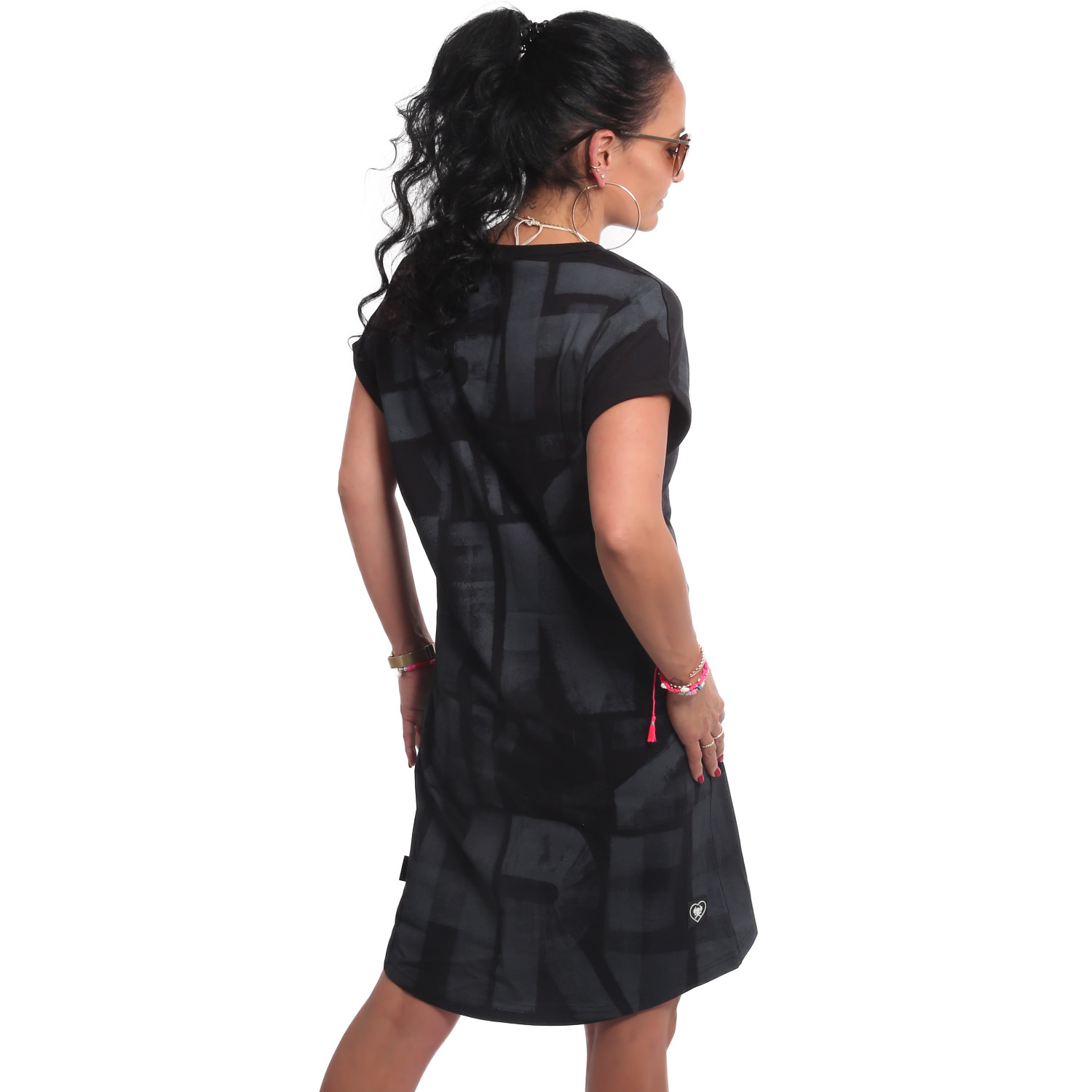Yakuza dámské šaty Branded Urban T-Shirt Dress