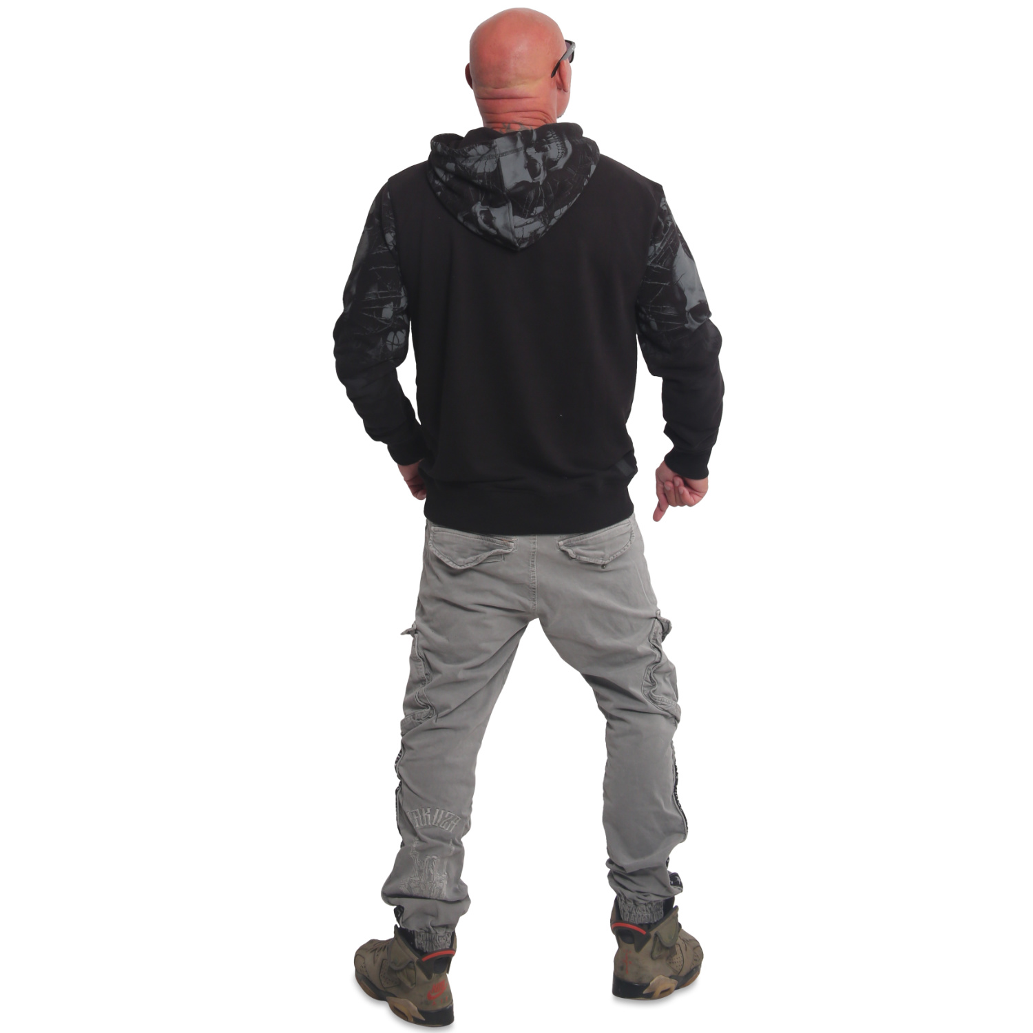 Yakuza pánská mikina s kapucí Judge Me Hoodie black S