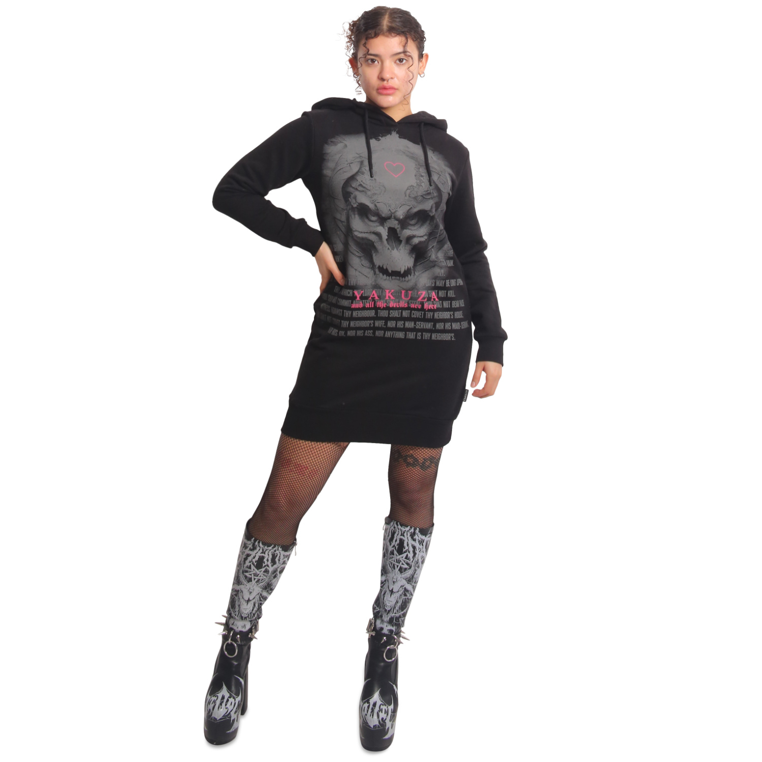Yakuza dámské šaty Devils Sweat Dress black M