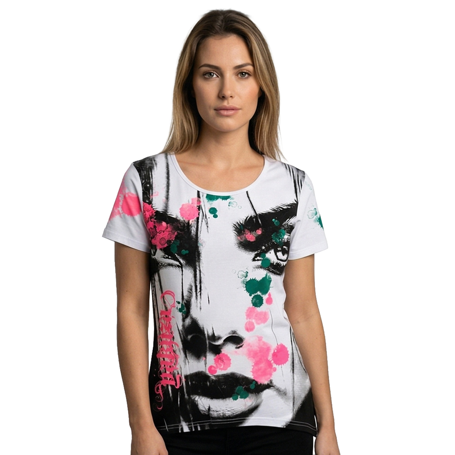 Yakuza dámské tílko Face It Long Tail T-Shirt white 2XL