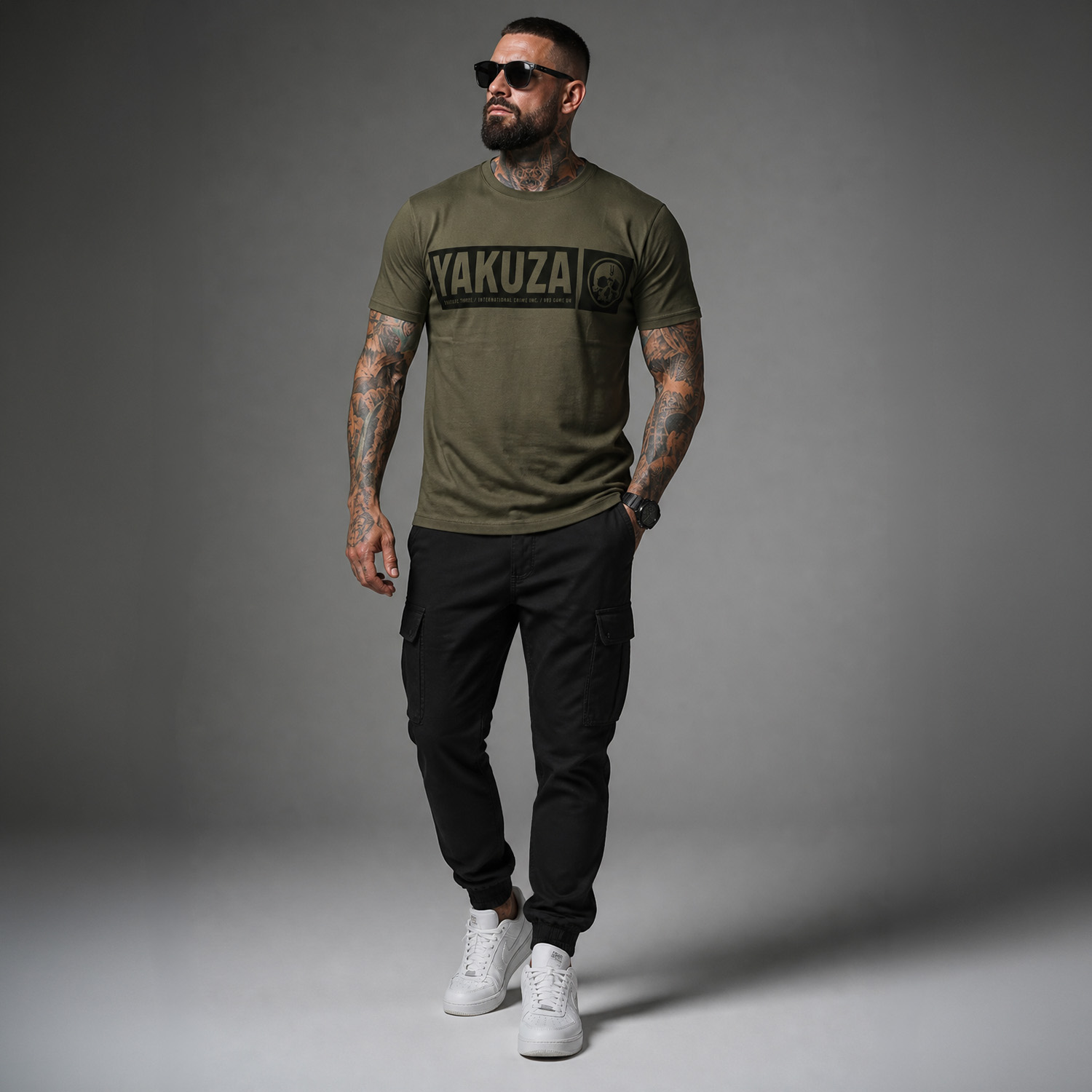 Yakuza pánské tričko Bleak Regular Basic T-Shirt