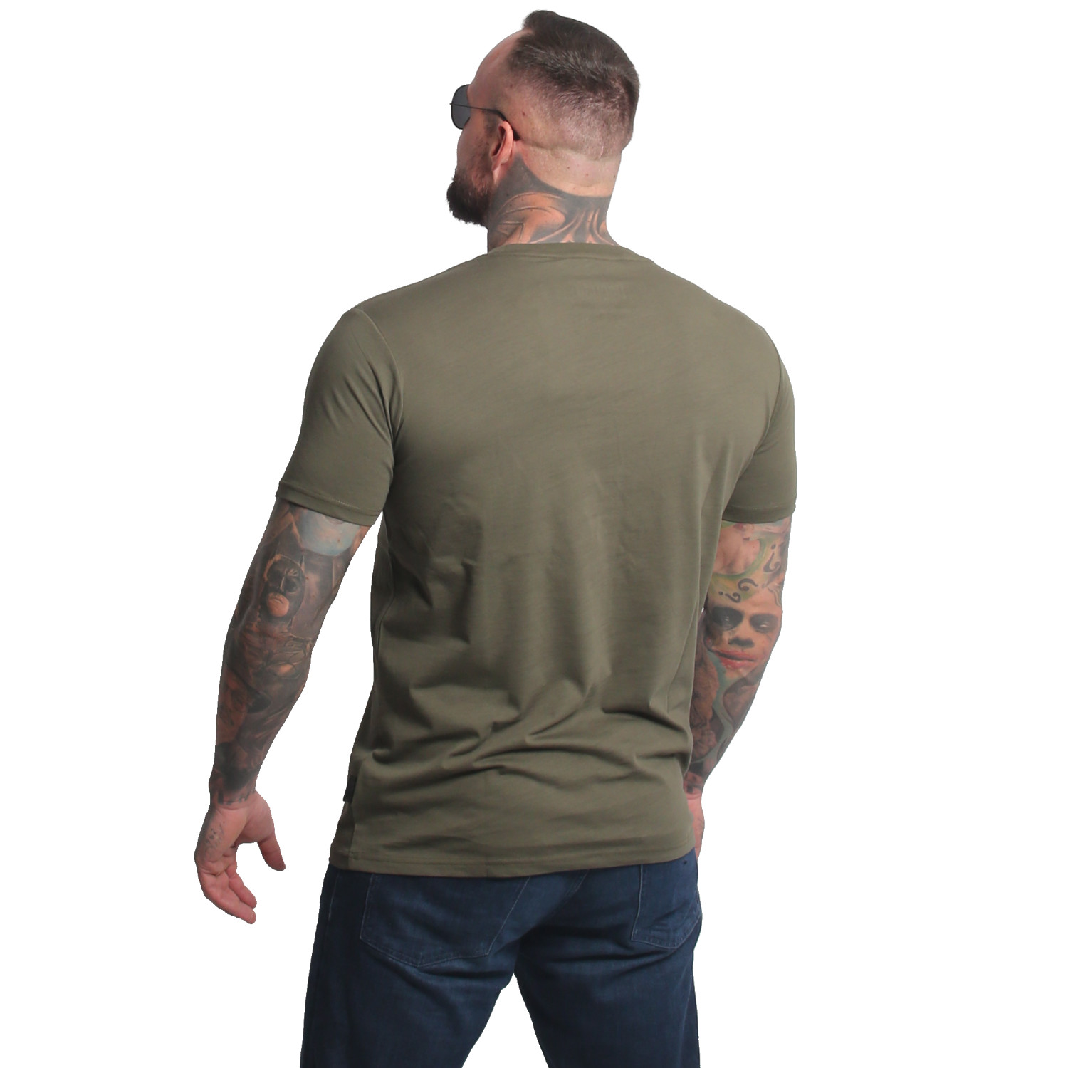 Yakuza pánské tričko Bleak Regular Basic T-Shirt grape/leaf L