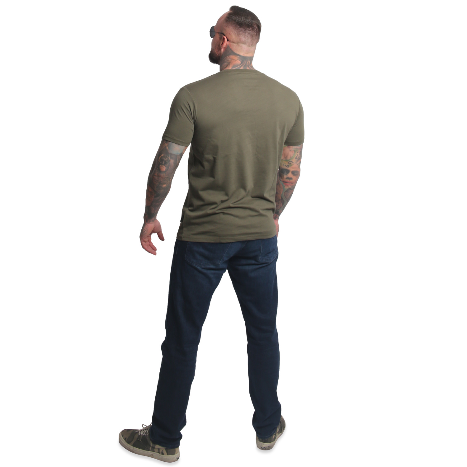 Yakuza pánské tričko Bleak Regular Basic T-Shirt grape/leaf L