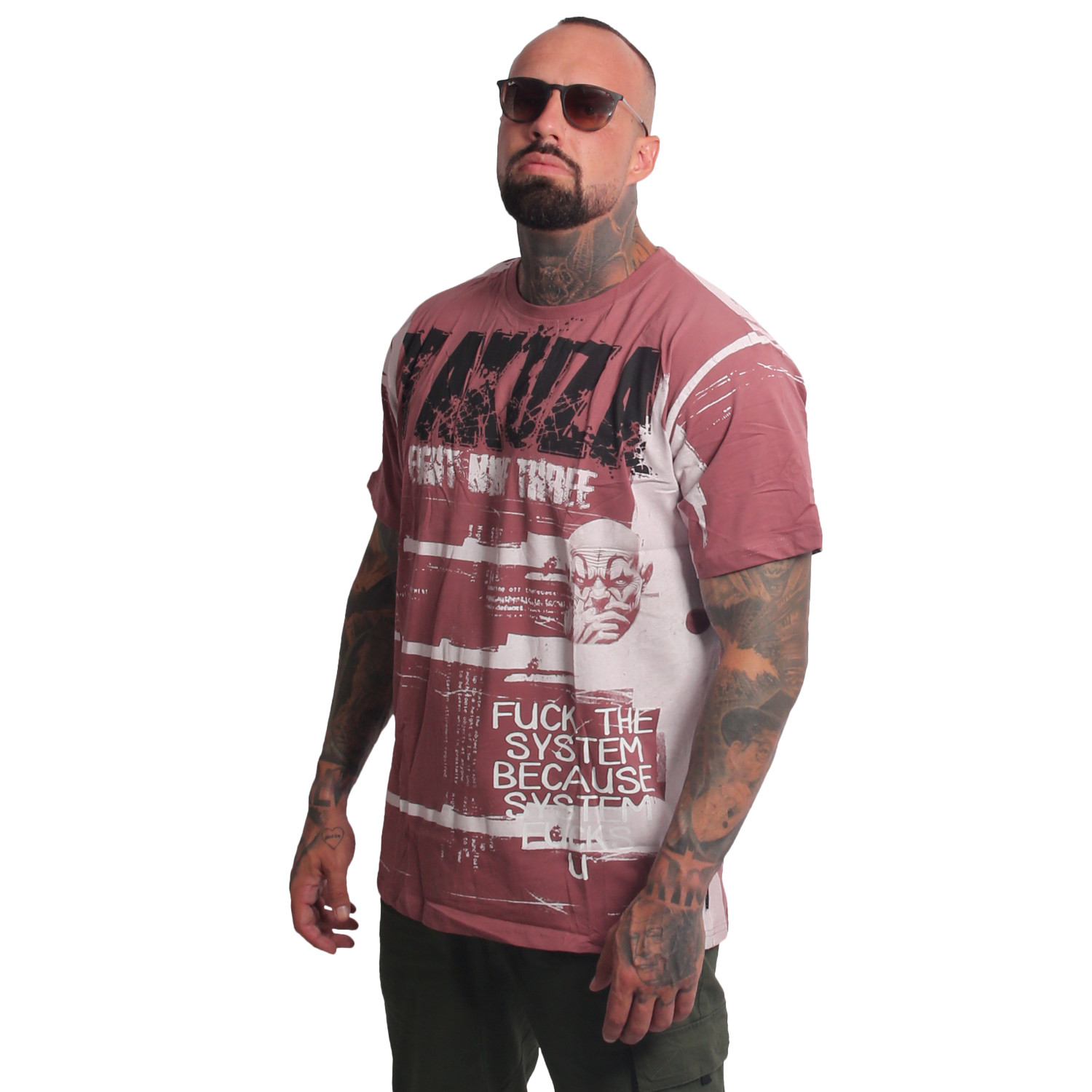Yakuza pánské tričko System Allover Regular T-Shirt nocturne S