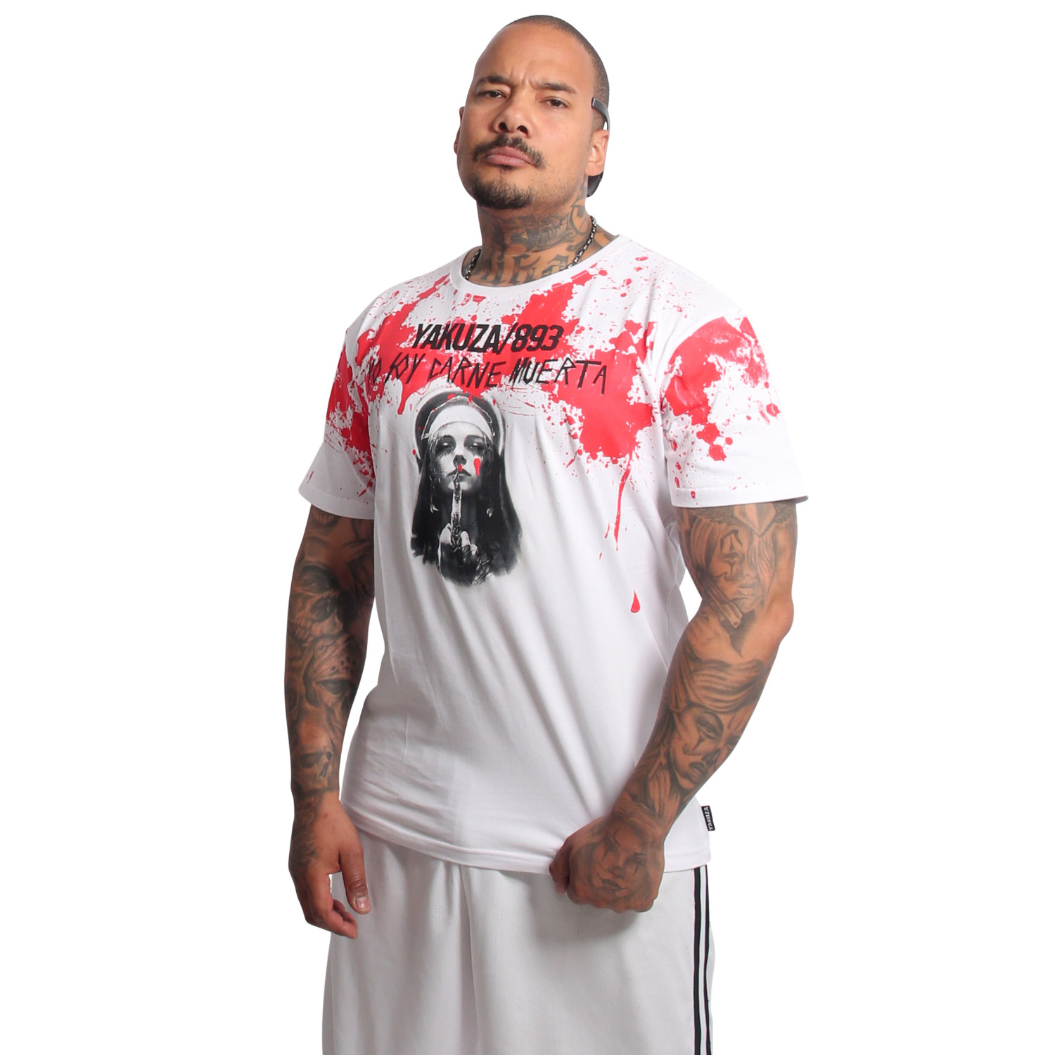 Yakuza pánské tričko Carne Regular T-Shirt white 5XL