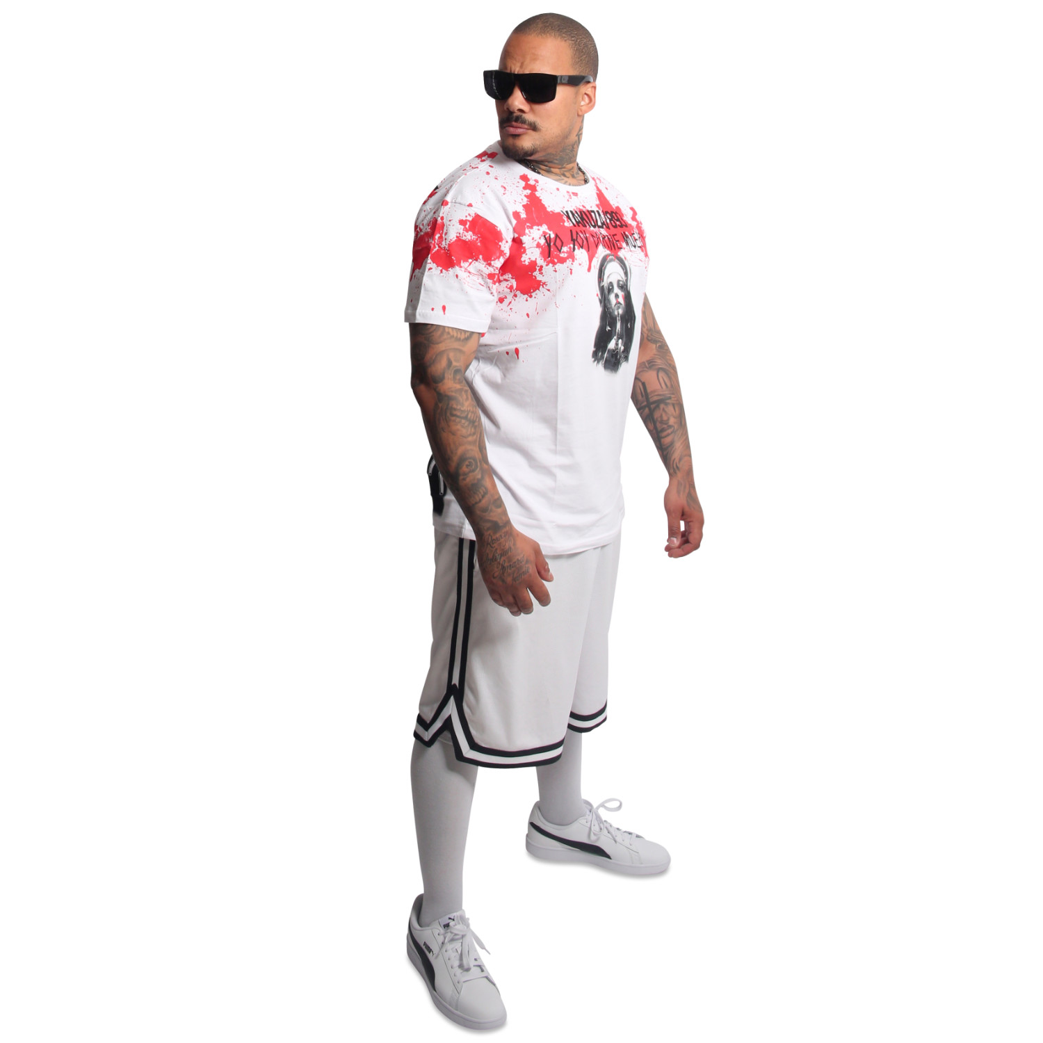 Yakuza pánské tričko Carne Regular T-Shirt white 5XL