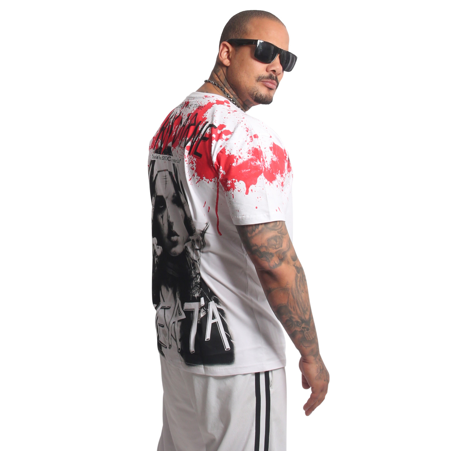 Yakuza pánské tričko Carne Regular T-Shirt white 5XL