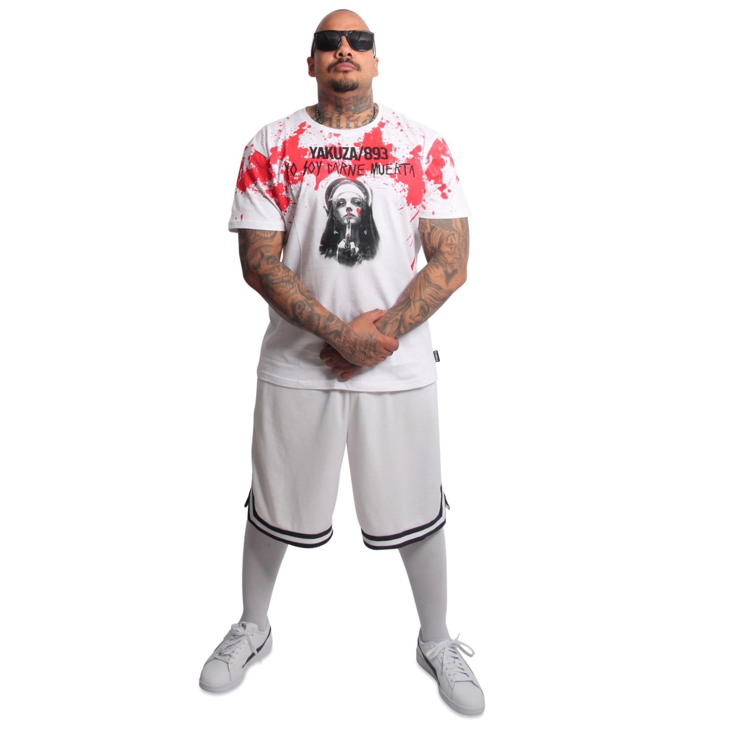 Yakuza pánské tričko Carne Regular T-Shirt white 5XL