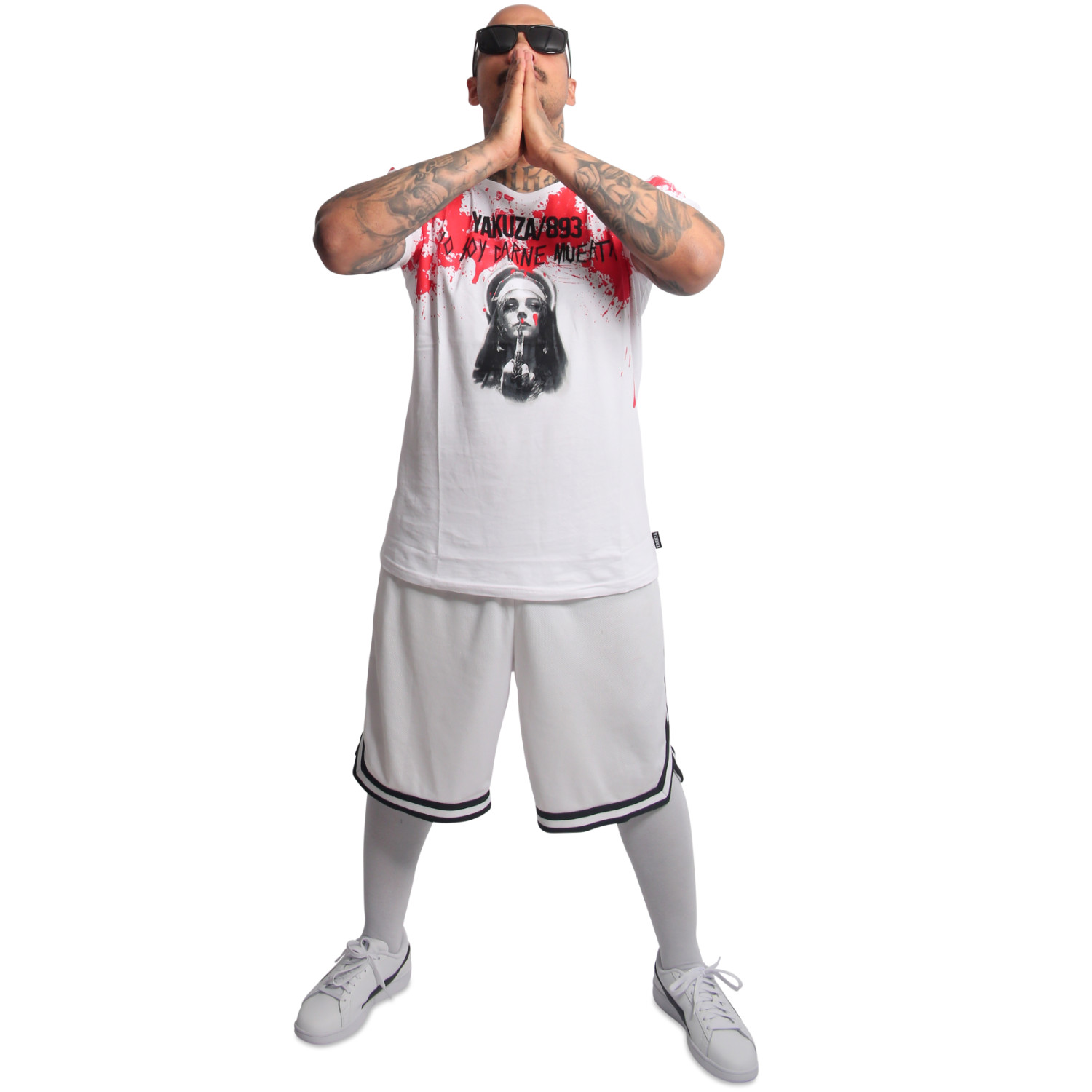 Yakuza pánské tričko Carne Regular T-Shirt white 5XL