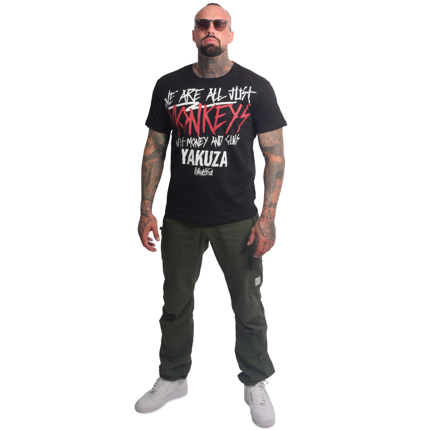 Yakuza pánské tričko Monkeys Regular T-Shirt black S