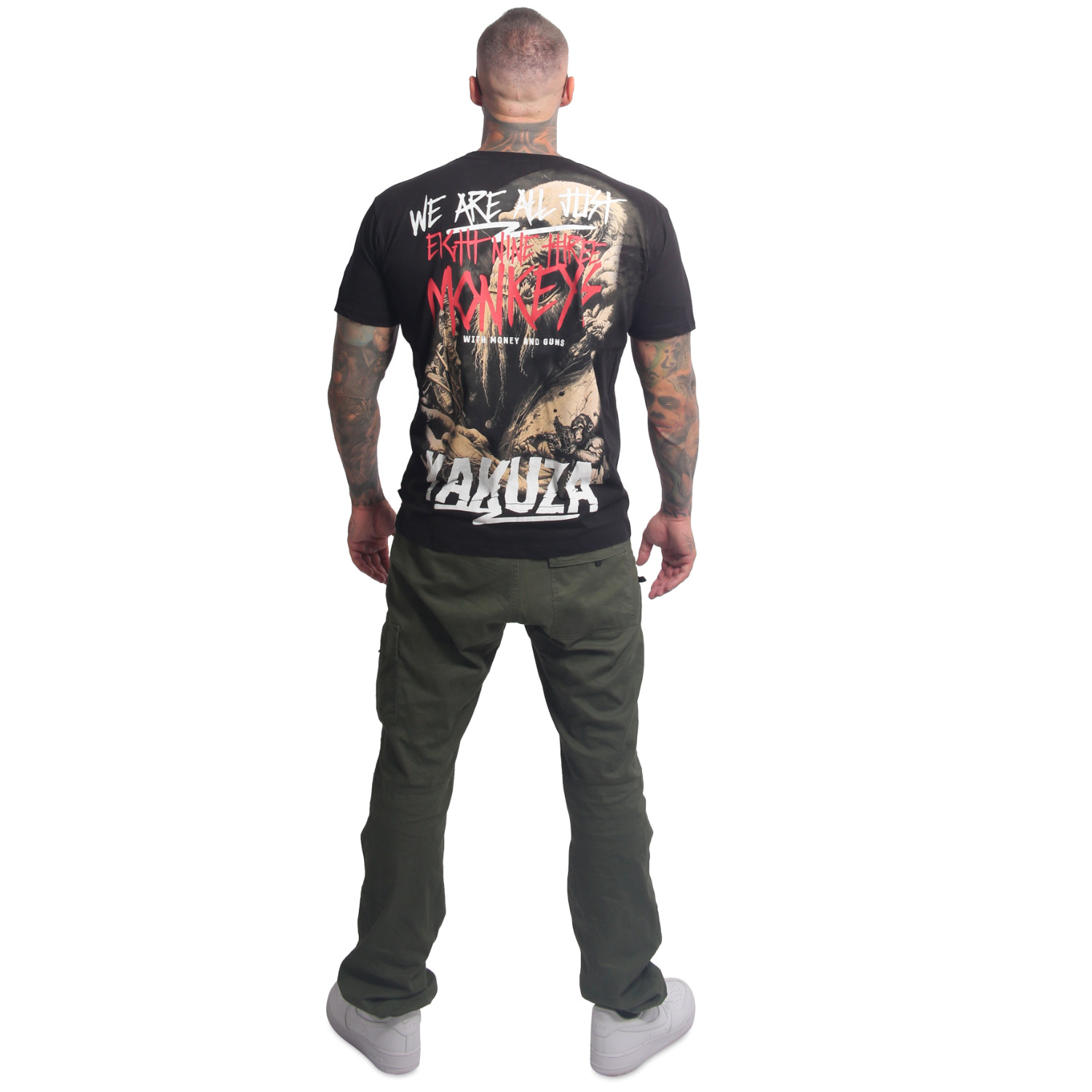 Yakuza pánské tričko Monkeys Regular T-Shirt black S