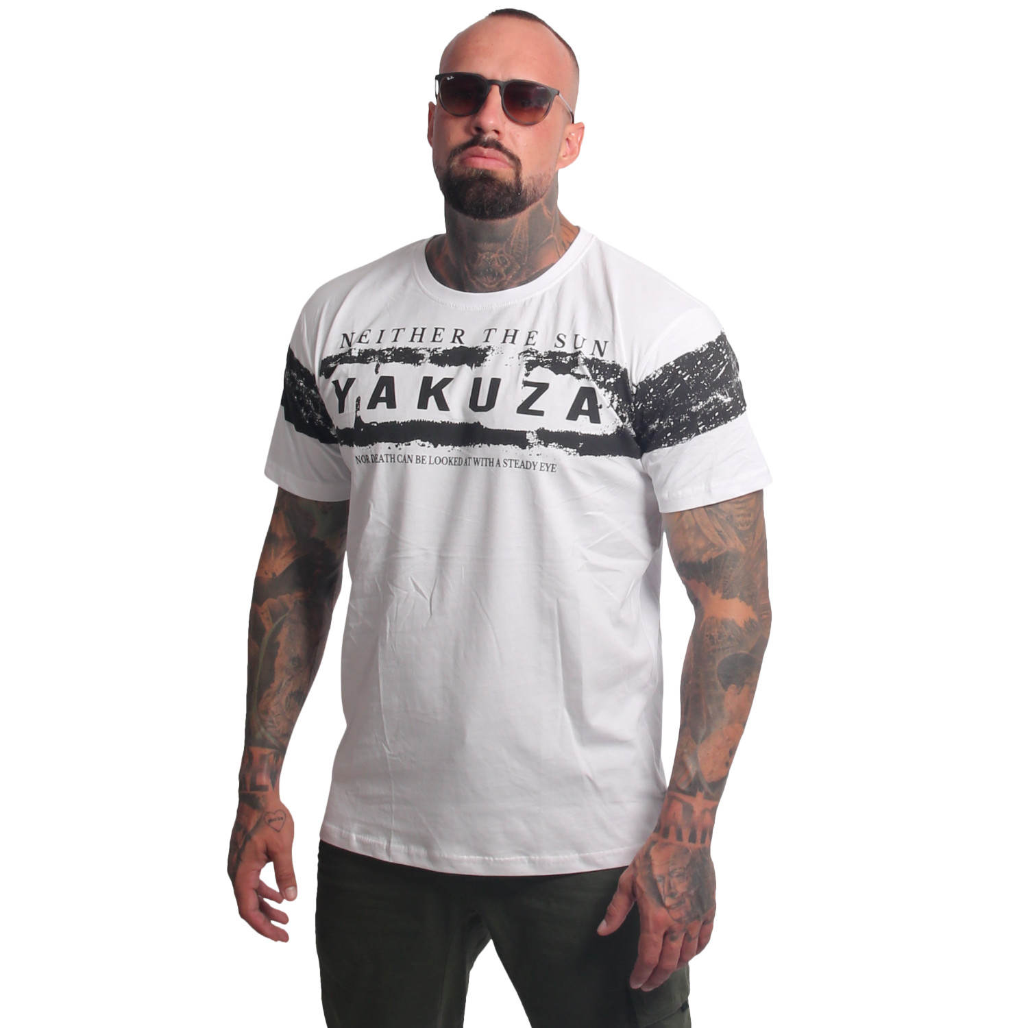 Yakuza pánské tričko Pray Regular T-Shirt white S