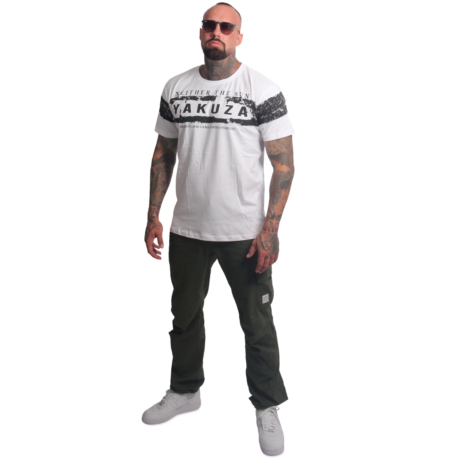 Yakuza pánské tričko Pray Regular T-Shirt white S