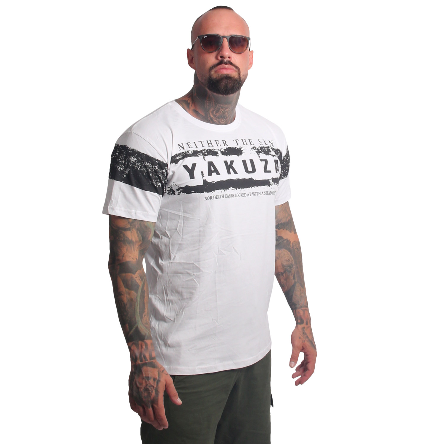 Yakuza pánské tričko Pray Regular T-Shirt white S