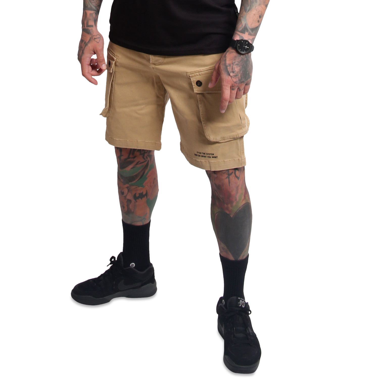 Yakuza pánské cargo šortky Powder Cargo Shorts