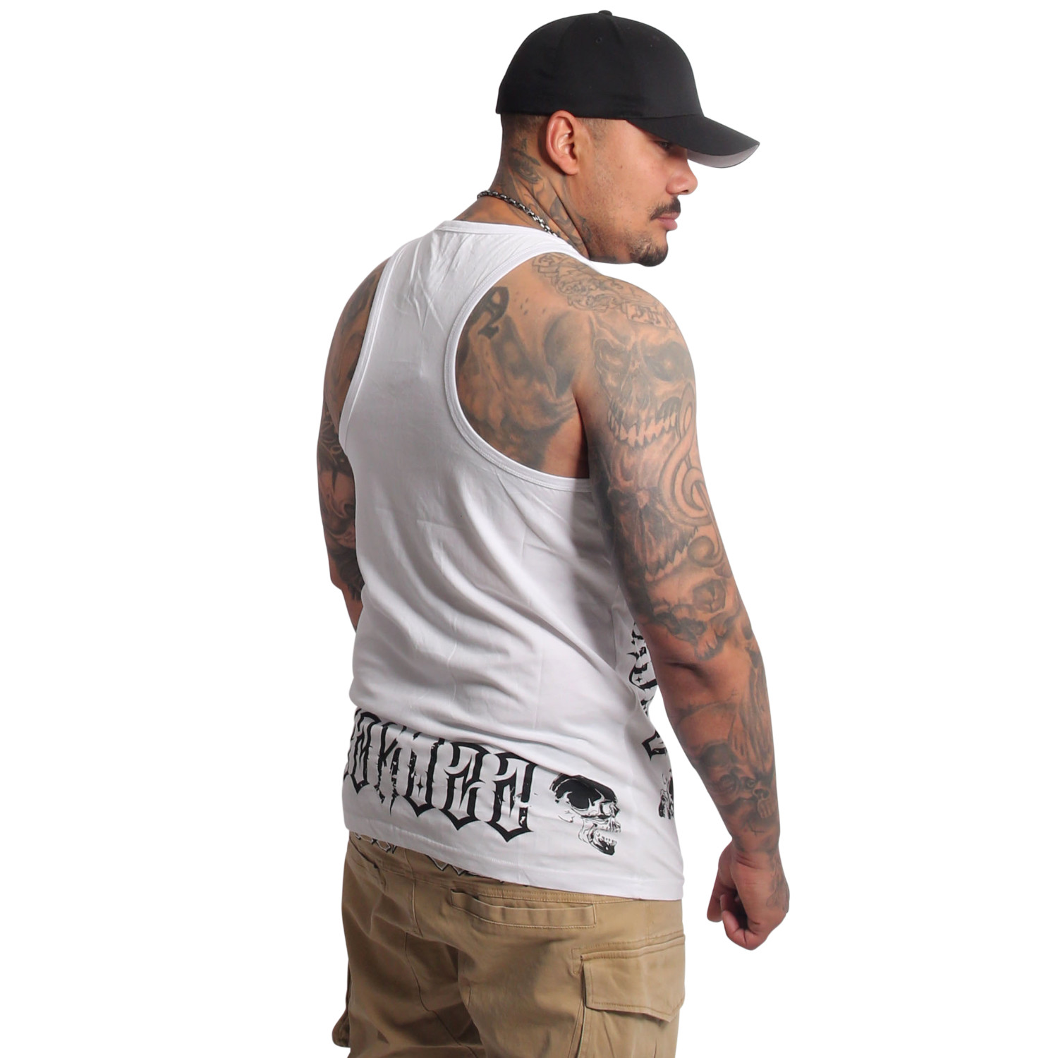Yakuza pánské tílko Mouth Slim Racer Tanktop white 3XL