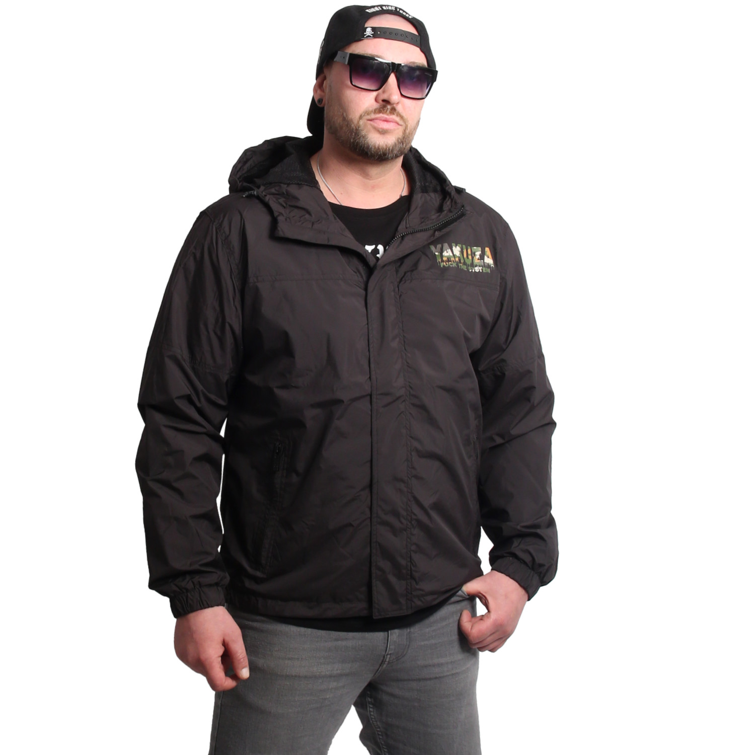 Yakuza pánská větrovka Silent Windbreaker black 3XL