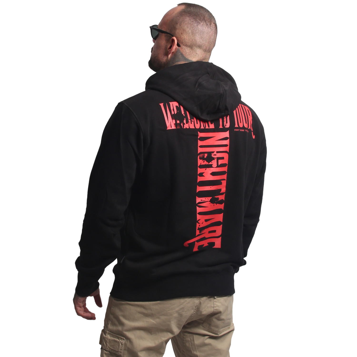 Yakuza pánská mikina s kapucí Welcome Hoodie black 3XL