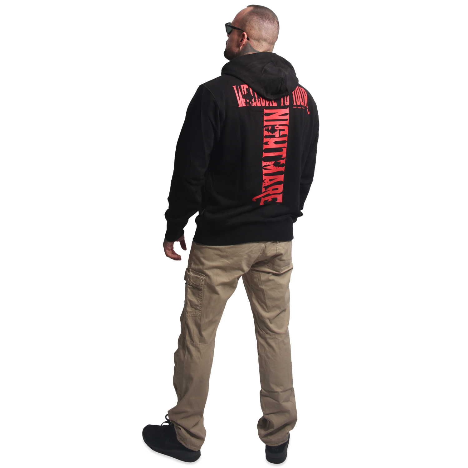 Yakuza pánská mikina s kapucí Welcome Hoodie black 3XL