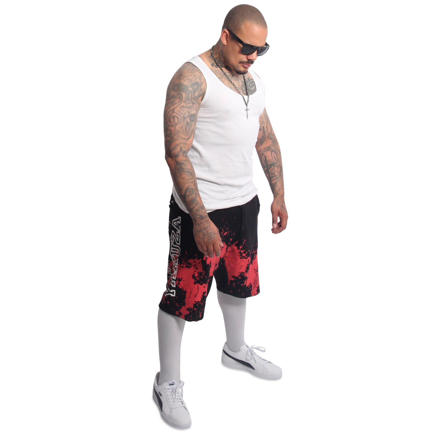 Yakuza pánské šortky Creepy Sweat Shorts black S