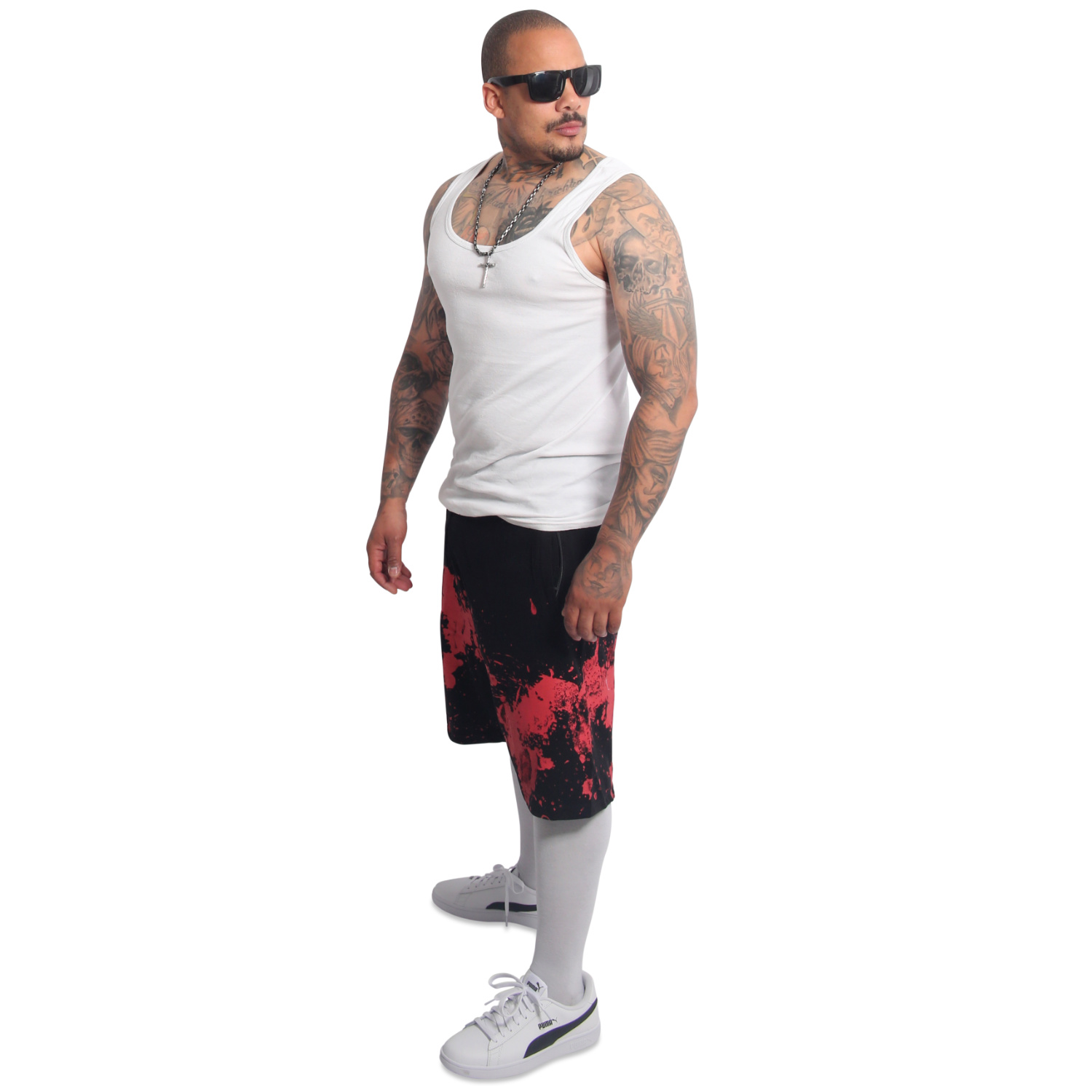 Yakuza pánské šortky Creepy Sweat Shorts black S