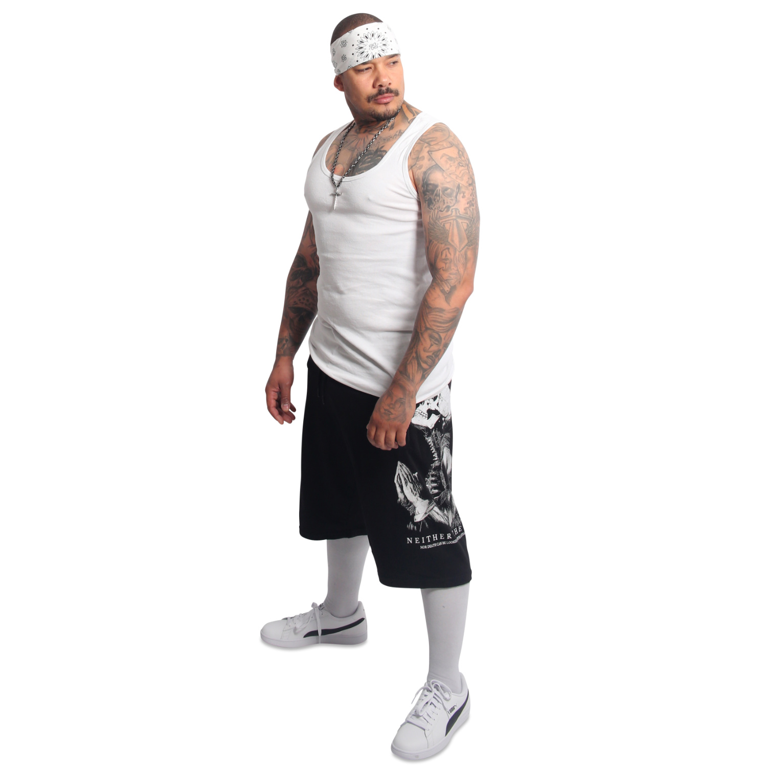 Yakuza pánské šortky Pray Sweat Shorts black S