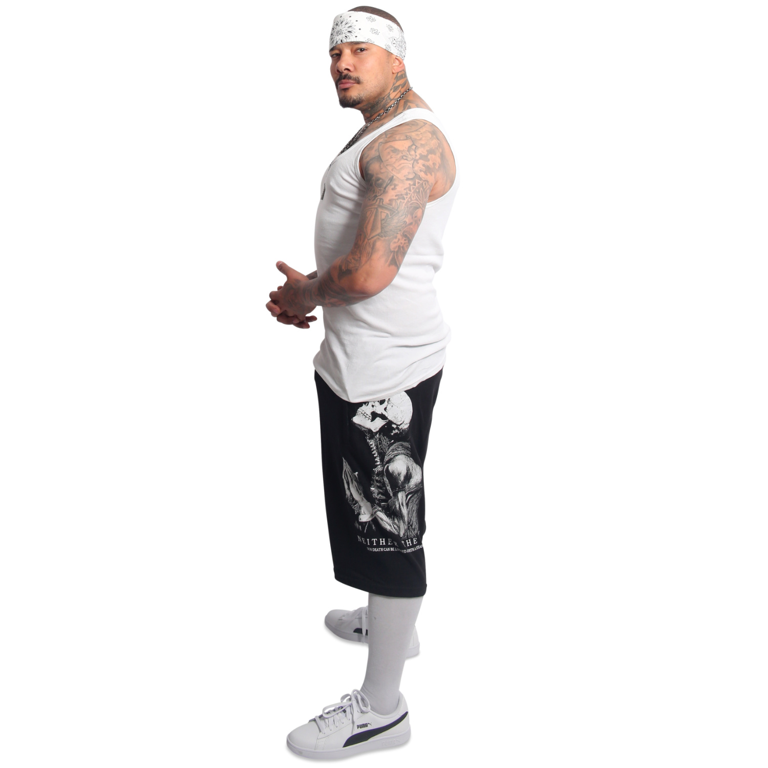 Yakuza pánské šortky Pray Sweat Shorts black S