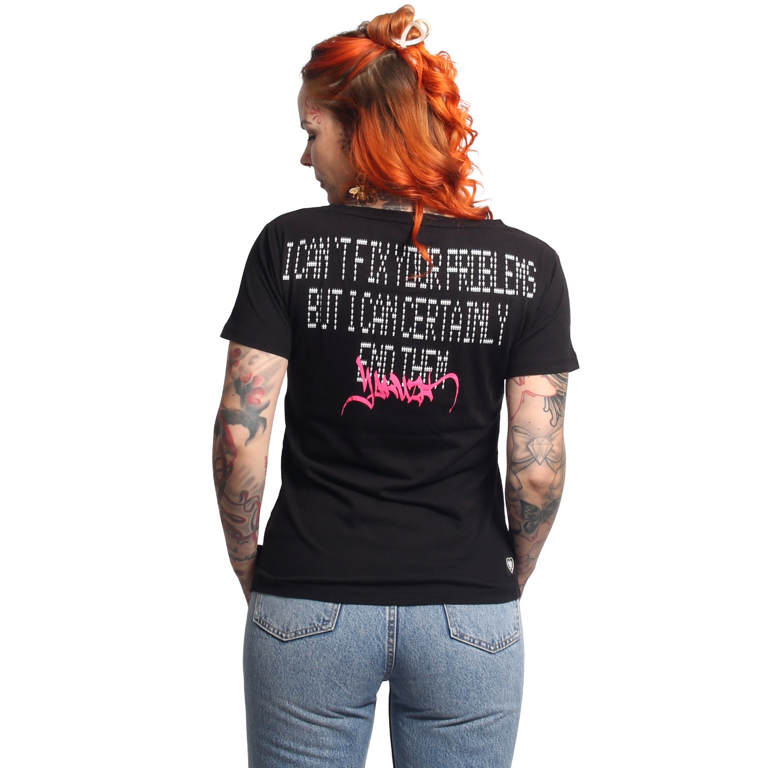 Yakuza dámské tílko Problems Curved Crew Neck T-Shirt