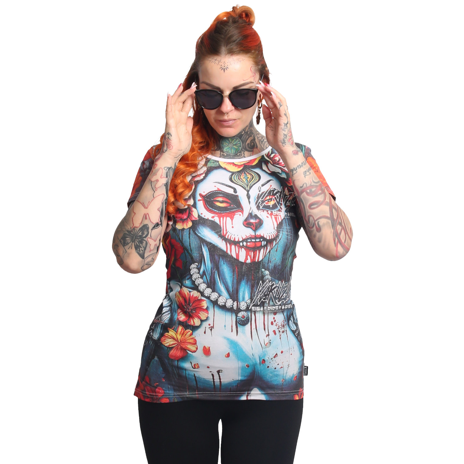 Yakuza dámské tílko Senora Long Tail T-Shirt colorful XL