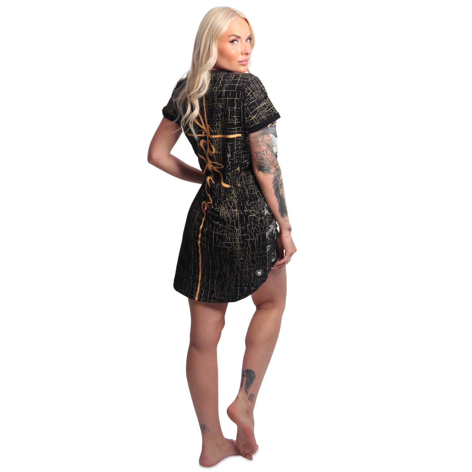 Yakuza dámské šaty Sorrow Urban T-Shirt Dress