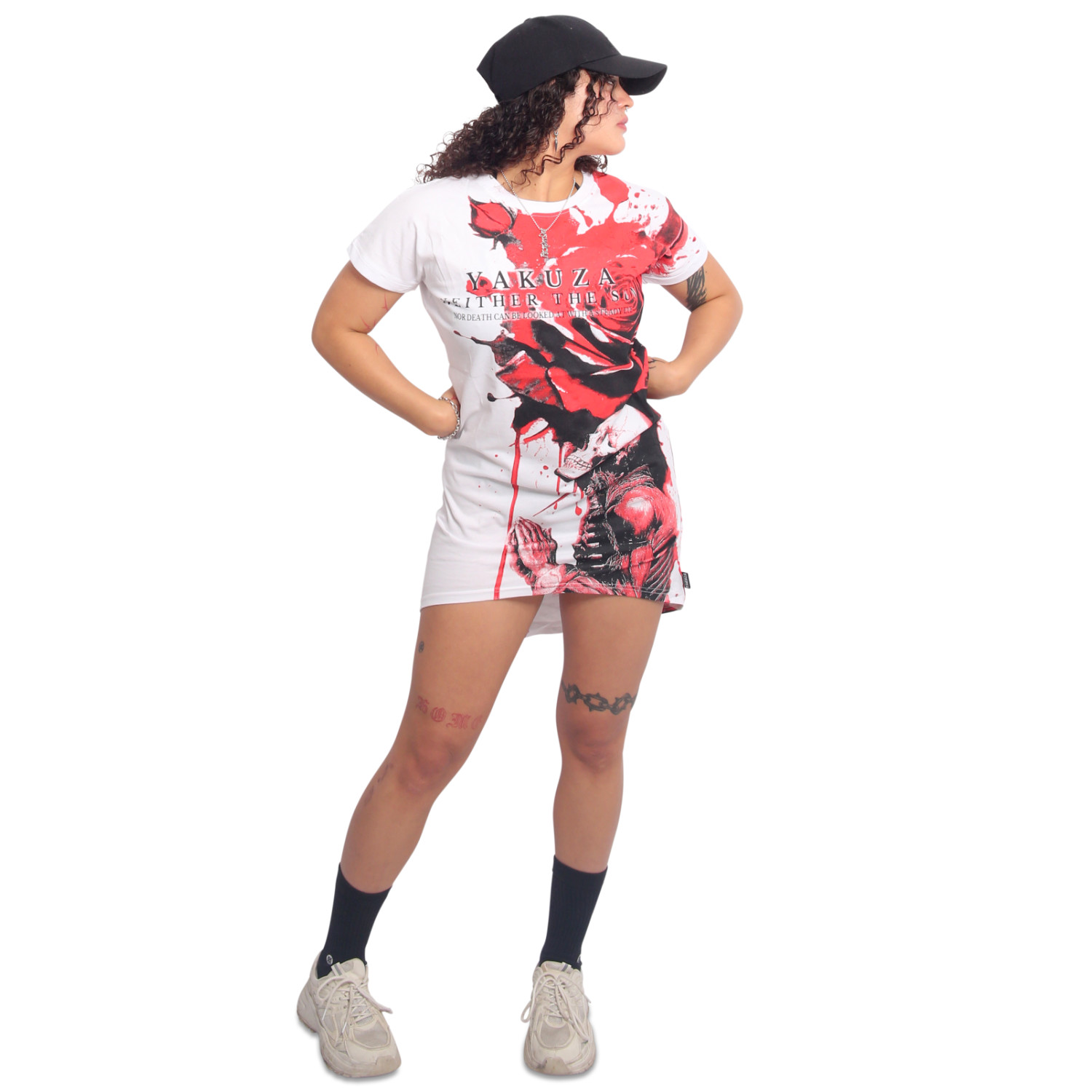 Yakuza dámské šaty Pray Urban T-Shirt Dress