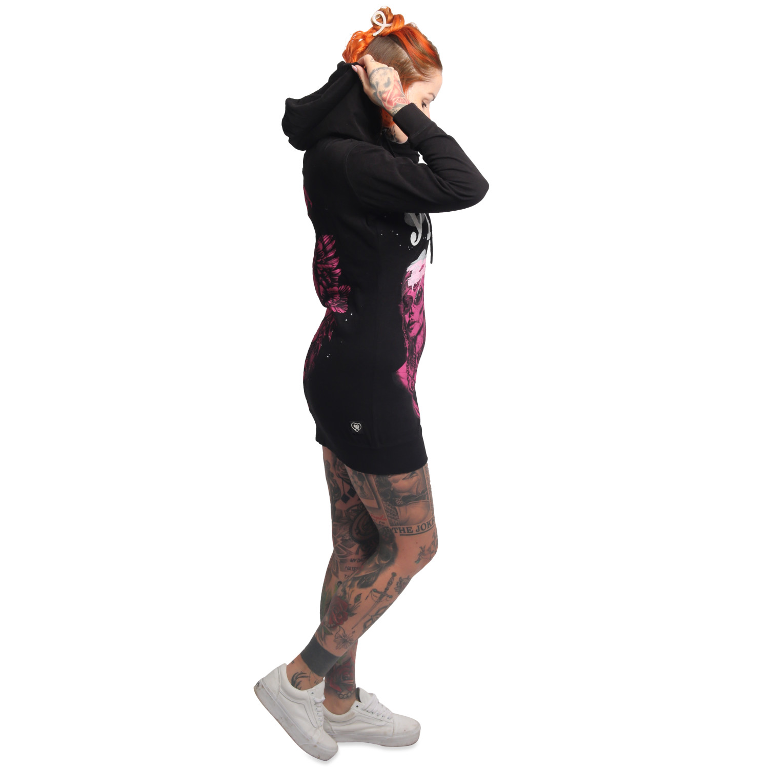 Yakuza dámské šaty Gipsy Lite Hoodie Dress black XS