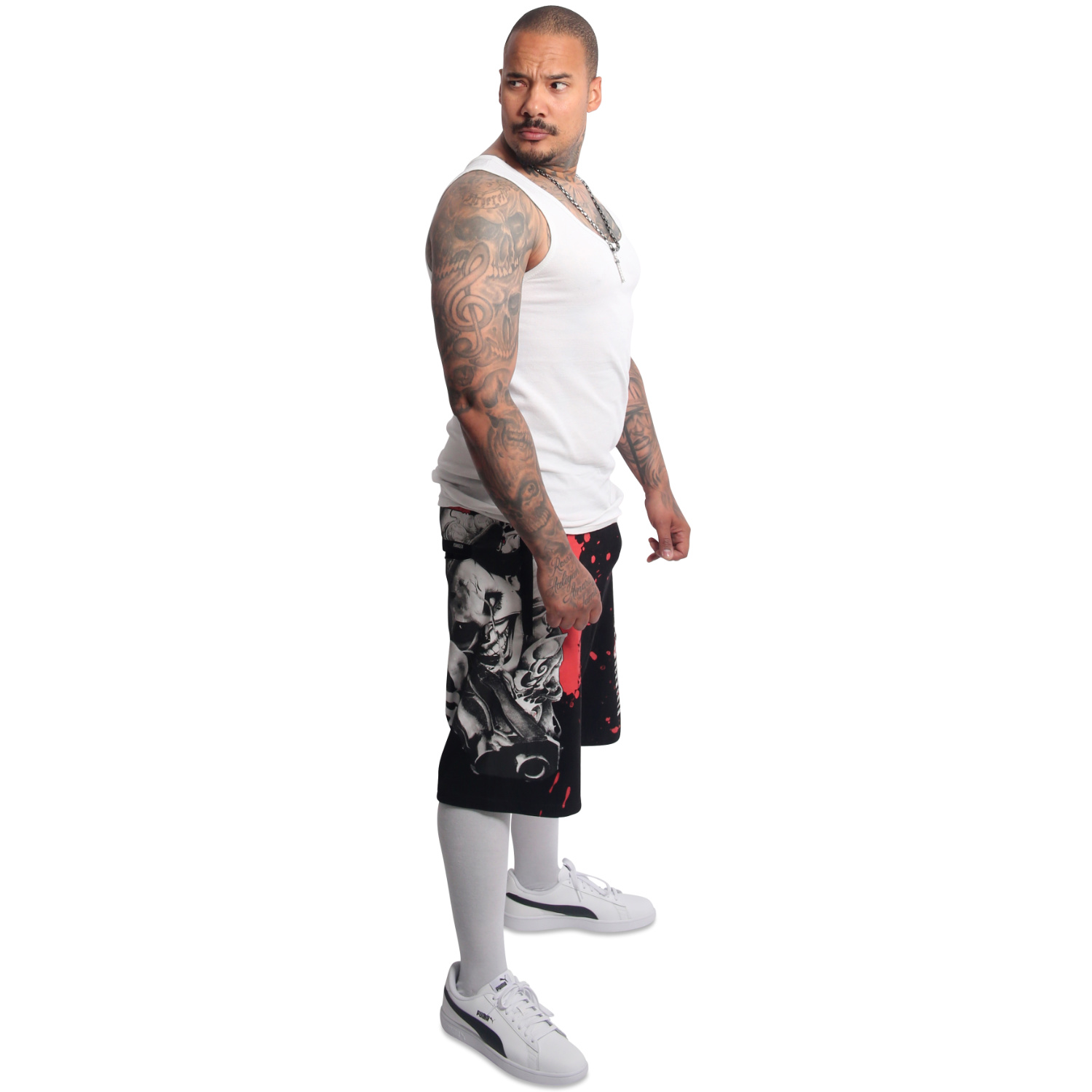 Yakuza pánské šortky Deep Down Sweat Shorts black S
