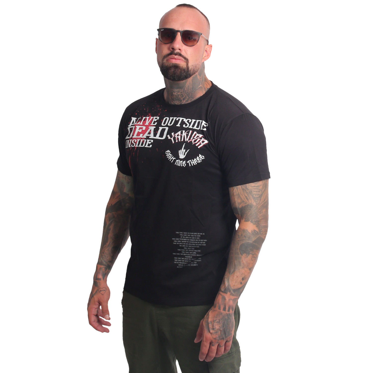 Yakuza pánské tričko Outside Regular T-Shirt black M