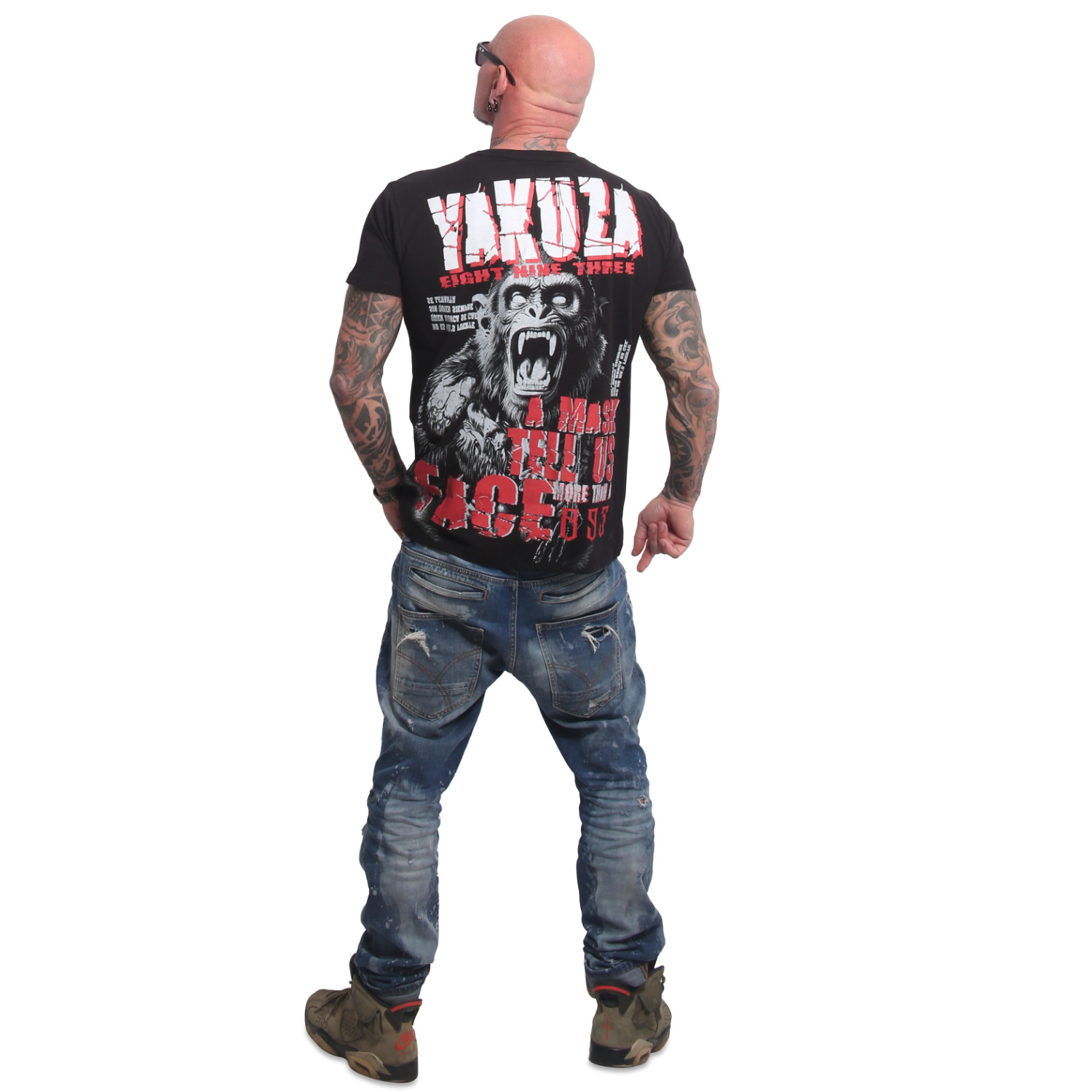 Yakuza pánské tričko Mask Regular T-Shirt black M