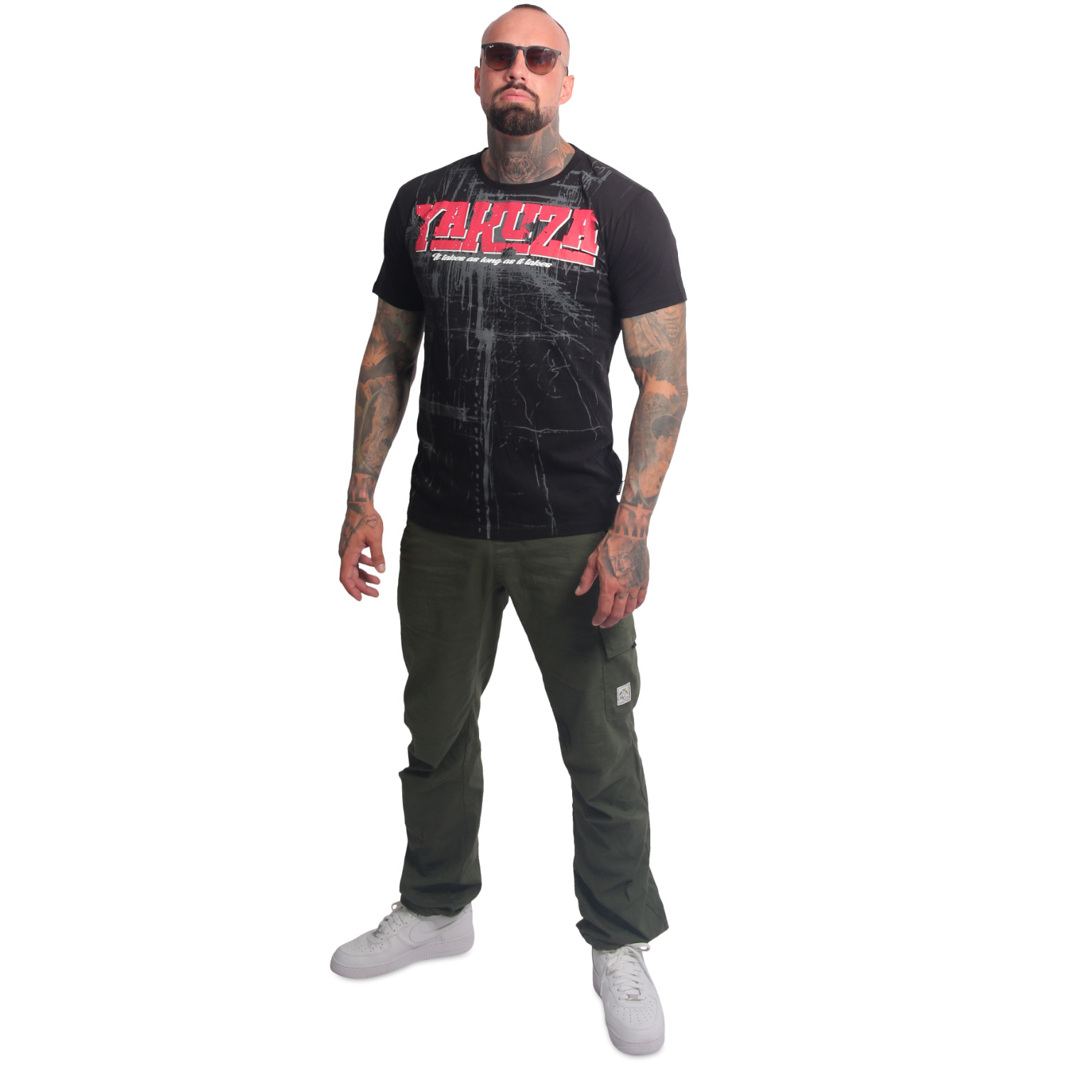Yakuza pánské tričko As Long Regular T-Shirt black 3XL