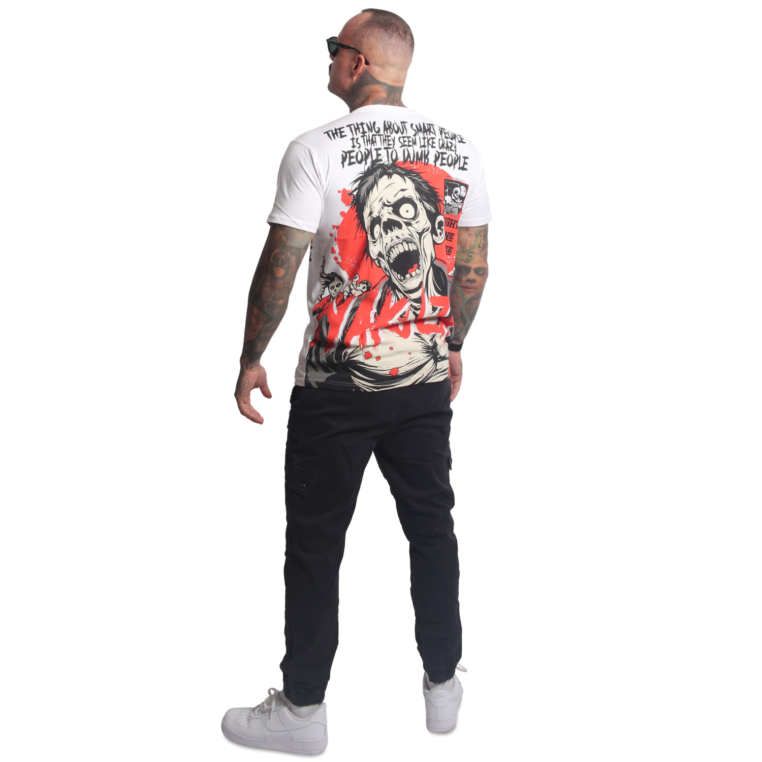 Yakuza pánské tričko Smart People Regular T-Shirt white XL
