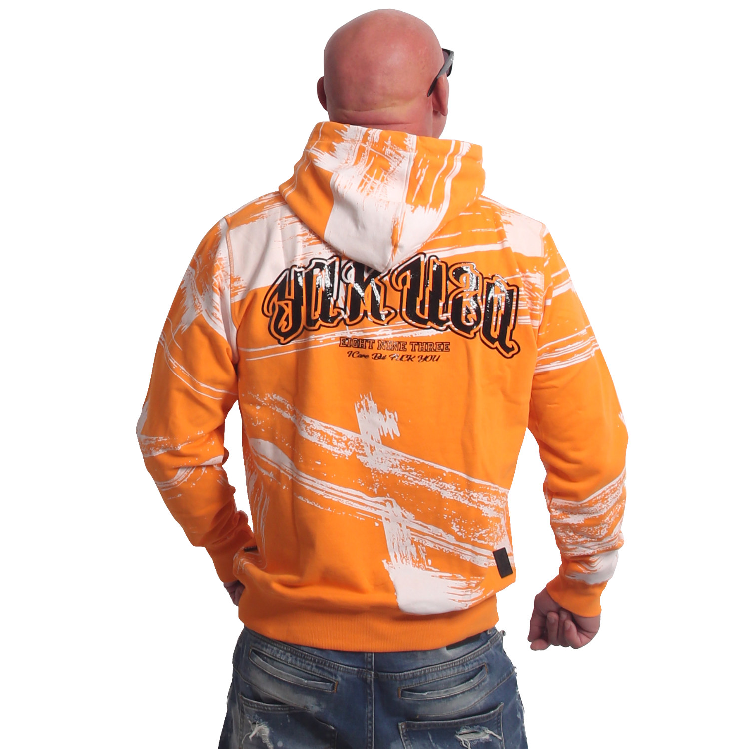 Yakuza pánská mikina s kapucí Care Allover Hoodie