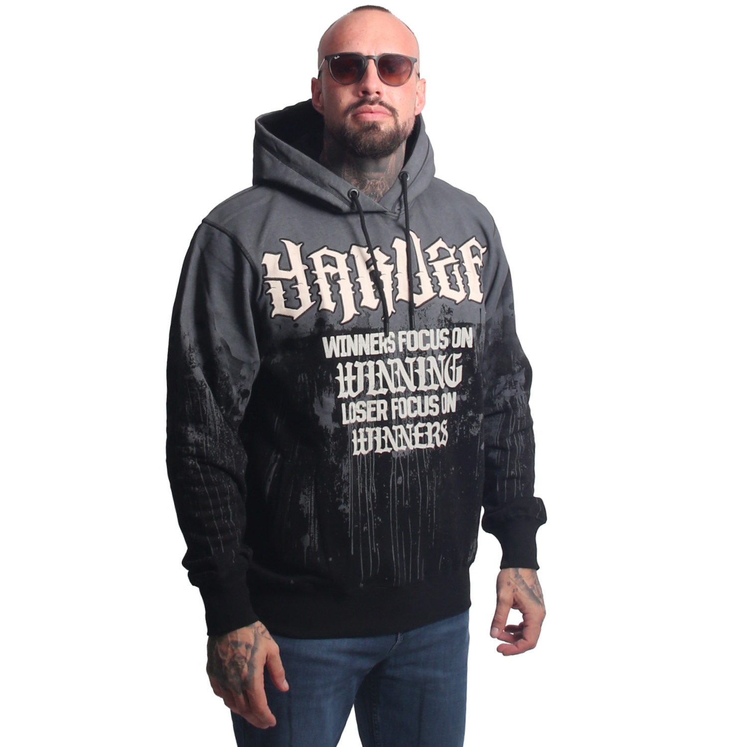 Yakuza pánská mikina s kapucí Winners Allover Hoodie