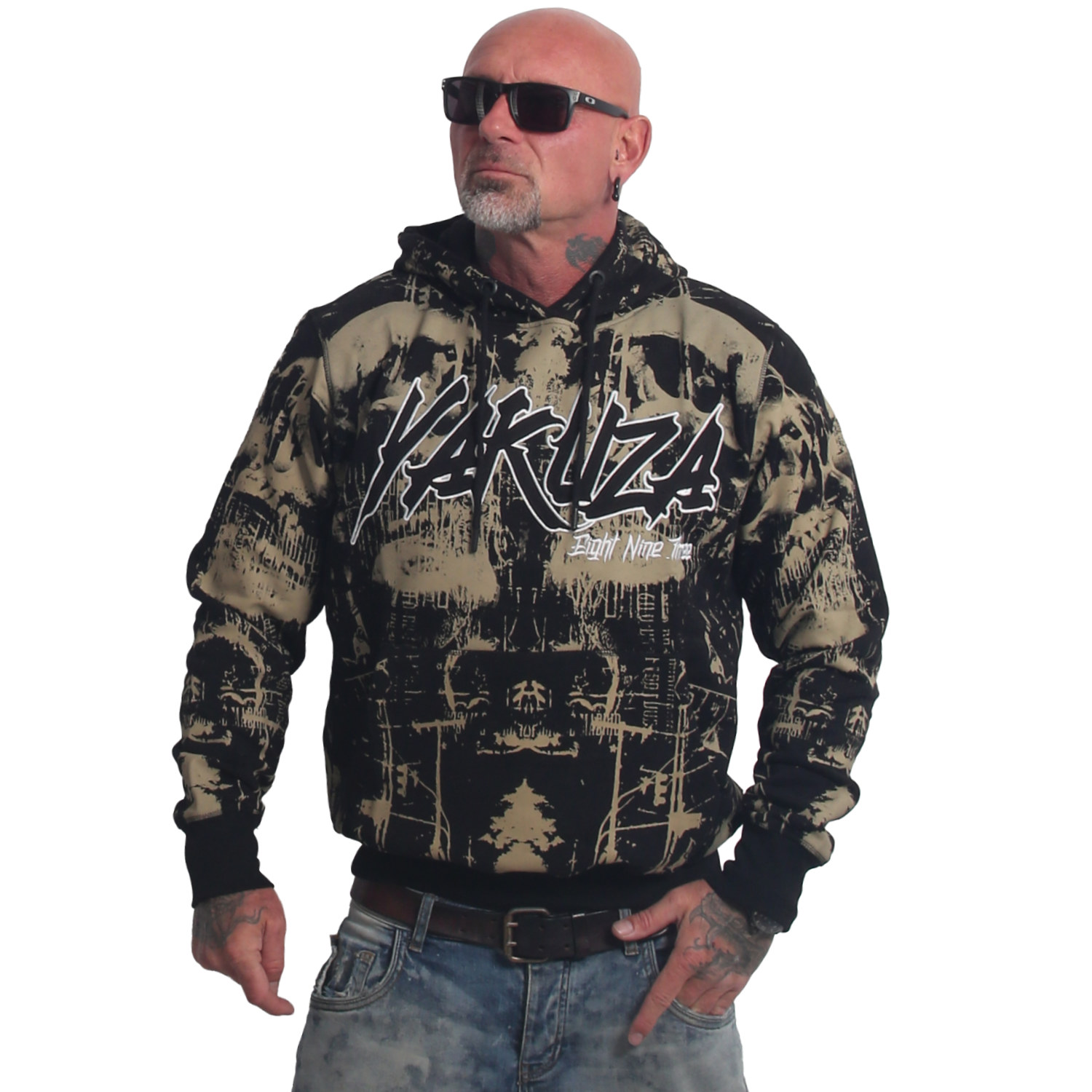 Yakuza pánská mikina s kapucí Psychodelic Hoodie