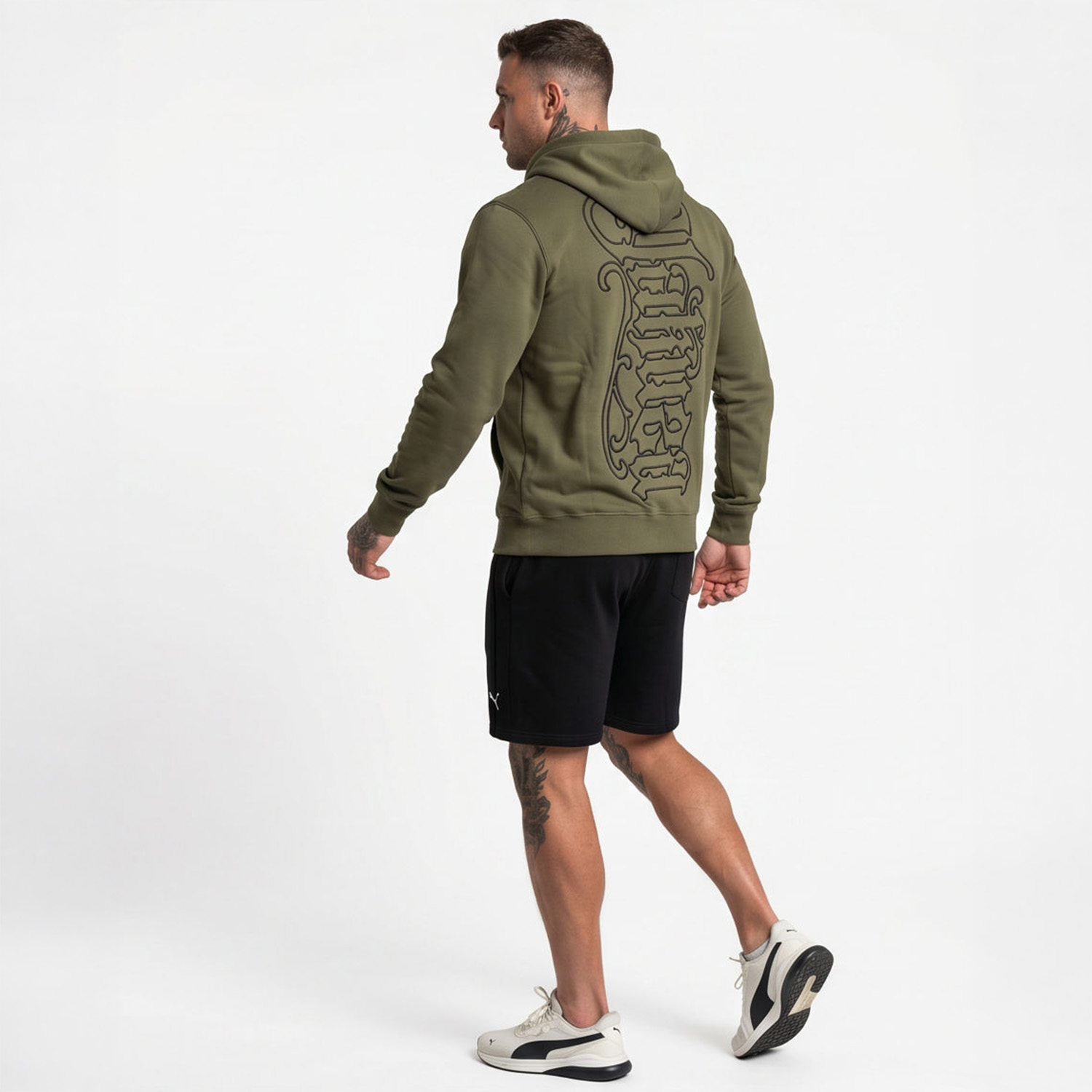 Yakuza pánská mikina Needle Zip Hoodie Jacket grape/leaf S