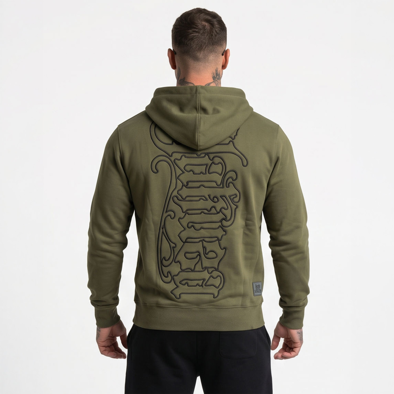 Yakuza pánská mikina Needle Zip Hoodie Jacket grape/leaf S