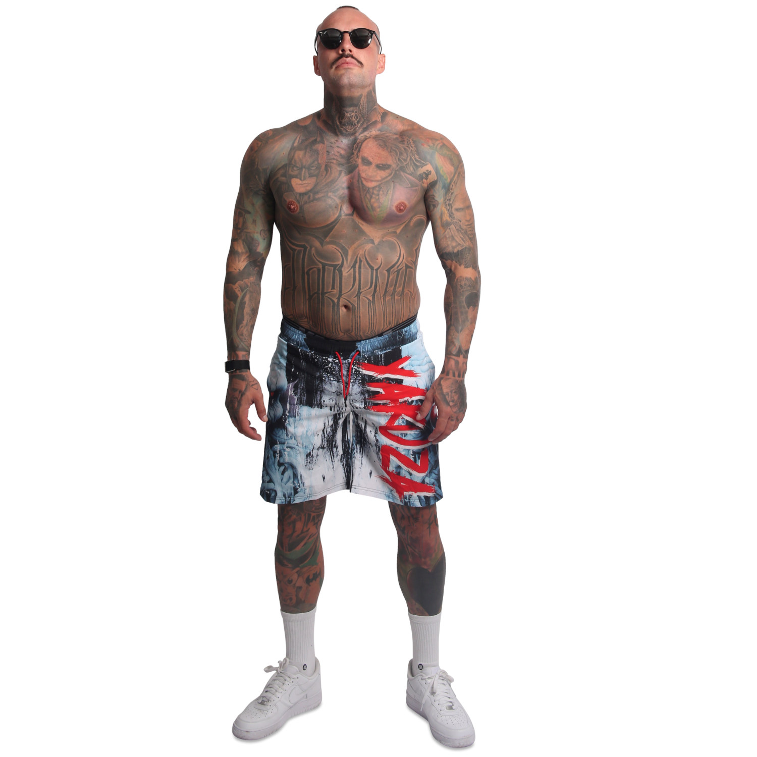 Yakuza pánské plavkové šortky Insanity Board Shorts colorful S