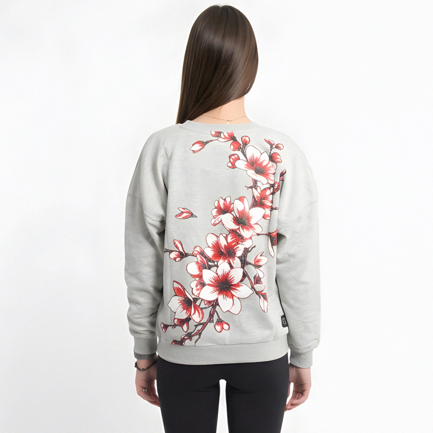 Yakuza dámská mikina Hanami Urban Sweatshirt mottled/light/grey 3XL