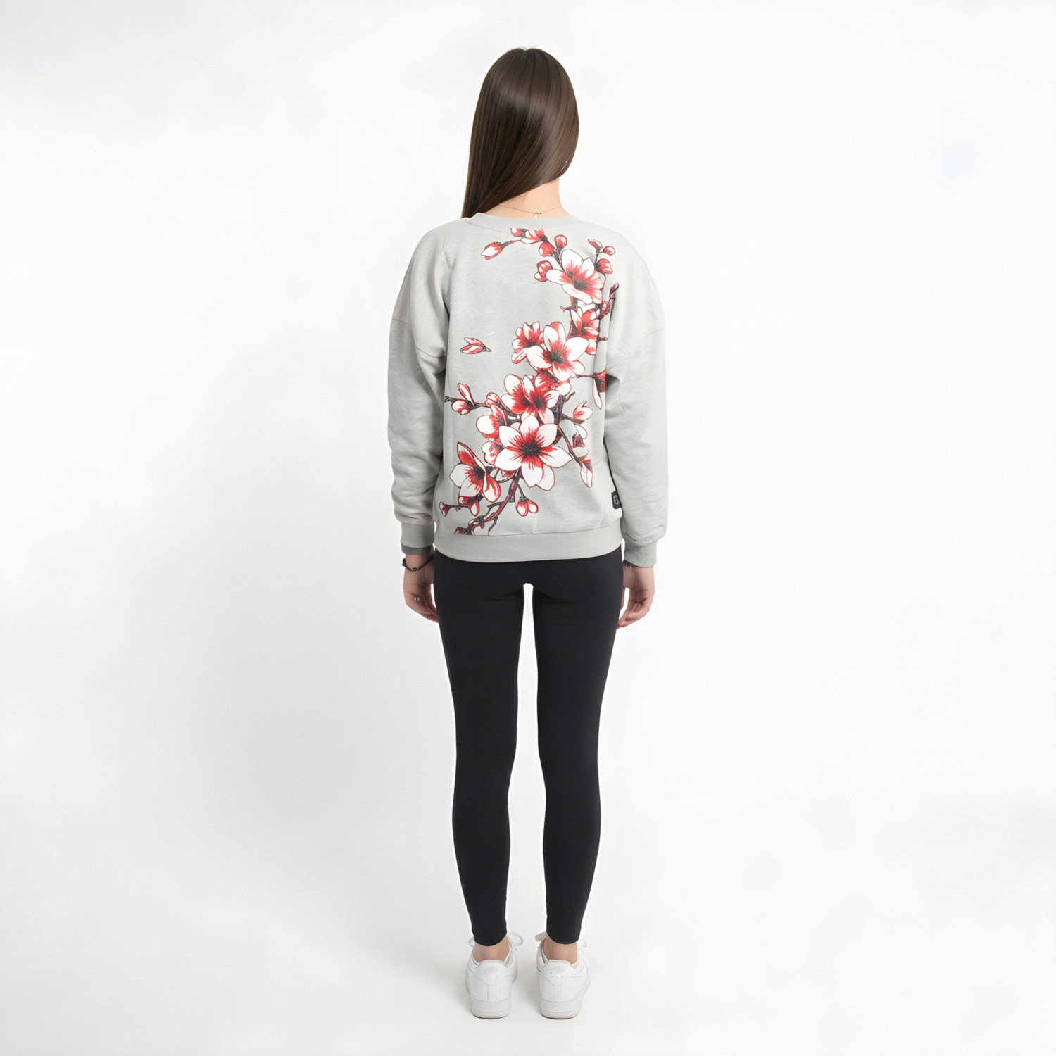 Yakuza dámská mikina Hanami Urban Sweatshirt mottled/light/grey 3XL