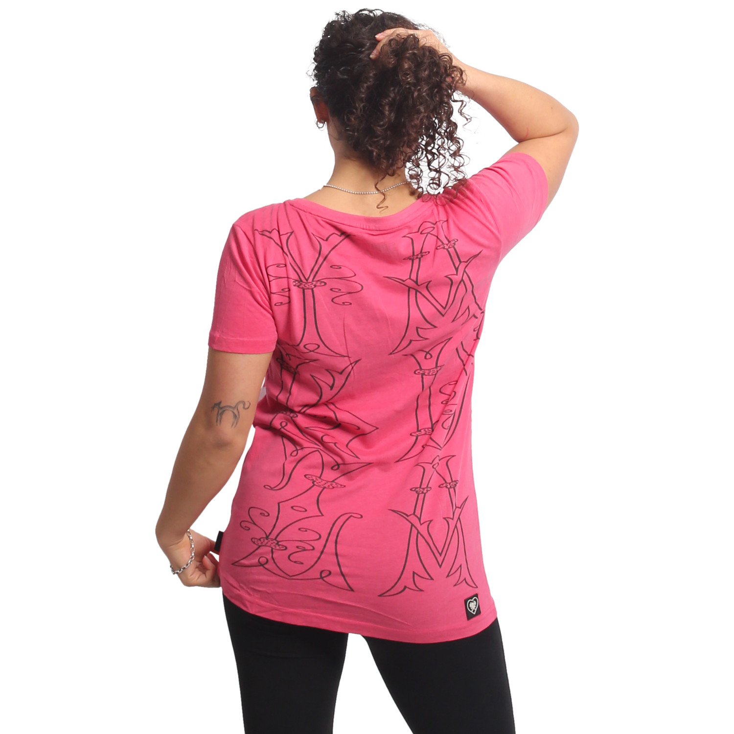 Yakuza dámské tílko Mystic Curved Crew Neck T-Shirt claret/red 2XL